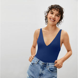 Everlane Women's Blue One Piece Swimsuit
